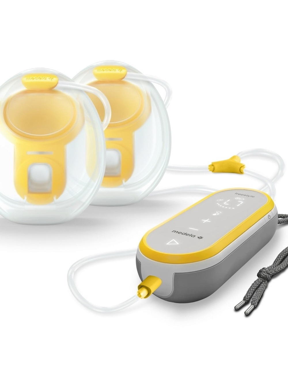 Medela Electric Double Breast Pump – Yellow and White Accents